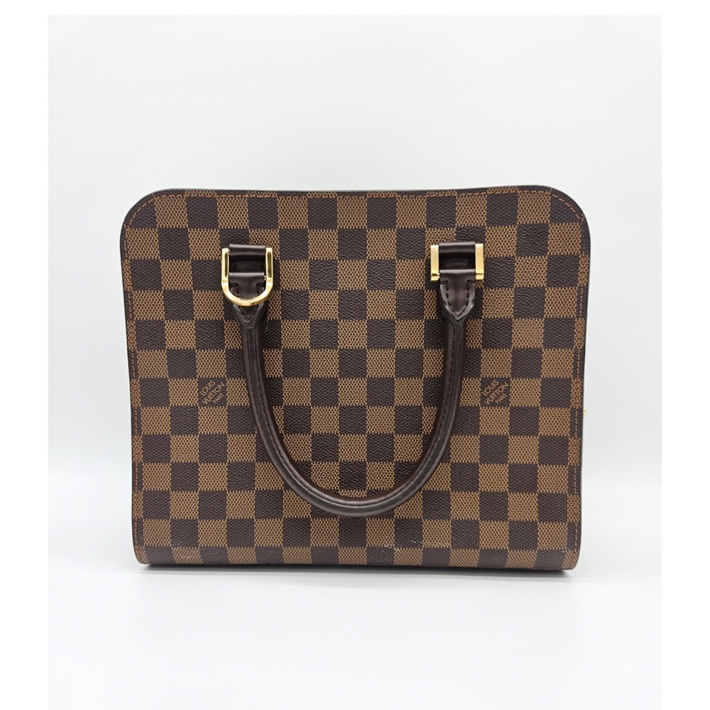 Authentic Louis Vuitton Damier Ebene Triana #4247M